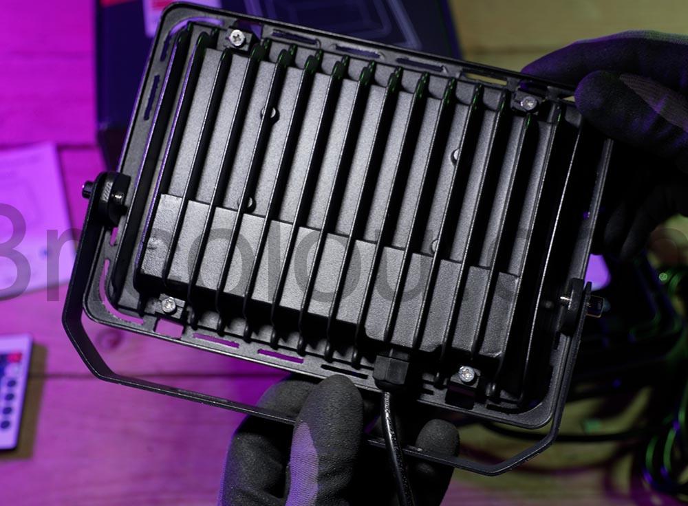 MEEKBOS Projecteur LED RGB 50W Couleur Exterieur IP66 Etanche evacuation chaleur MEEKBOS Projecteur LED RGB 50W Couleur Extérieur IP66 Étanche evacuation chaleur