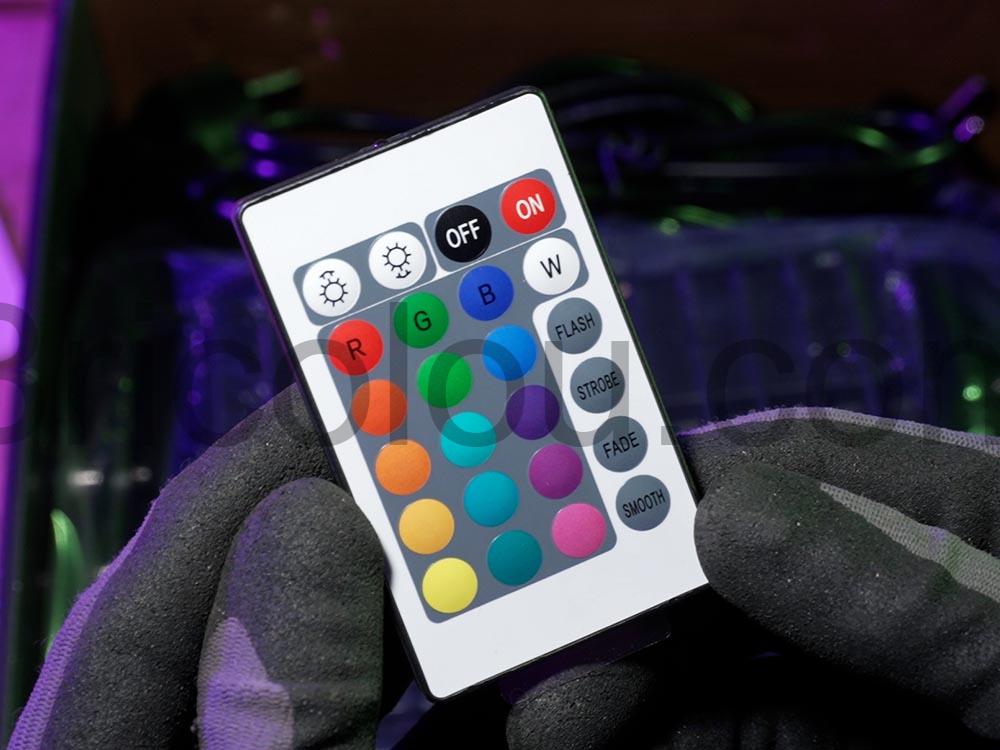 MEEKBOS Projecteur LED RGB 50W Couleur Exterieur IP66 Etanche telecommande MEEKBOS Projecteur LED RGB 50W Couleur Extérieur IP66 Étanche telecommande