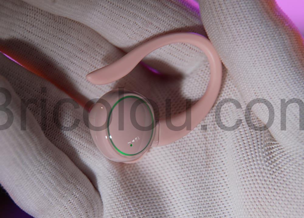 Matast Ecouteurs Bluetooth 5.3 sans Fil Sport Oreillette led verte Matast Ecouteurs Bluetooth 5.3 sans Fil Sport Oreillette led verte