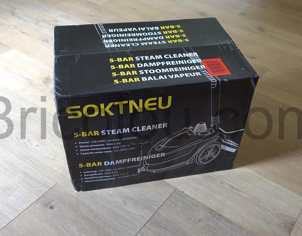 Nettoyeur pression vapeur 5 bars SOKTNEU 2500W boite Nettoyeur pression vapeur 5 bars SOKTNEU 2500W boite