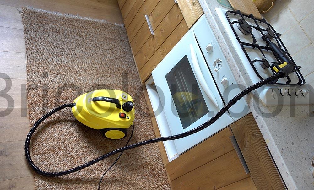 Nettoyeur pression vapeur 5 bars SOKTNEU 2500W cuisine Nettoyeur pression vapeur 5 bars SOKTNEU 2500W cuisine