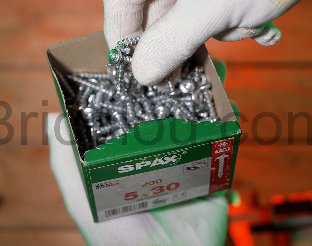 SPAX Vis universelle 50 x 30 mm T STAR plus WIROX A9J vrac SPAX Vis universelle 5,0 x 30 mm T-STAR plus WIROX A9J vrac