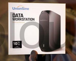 UnionSine Disque Dur externe 10 To 3.5 USB 3 boite