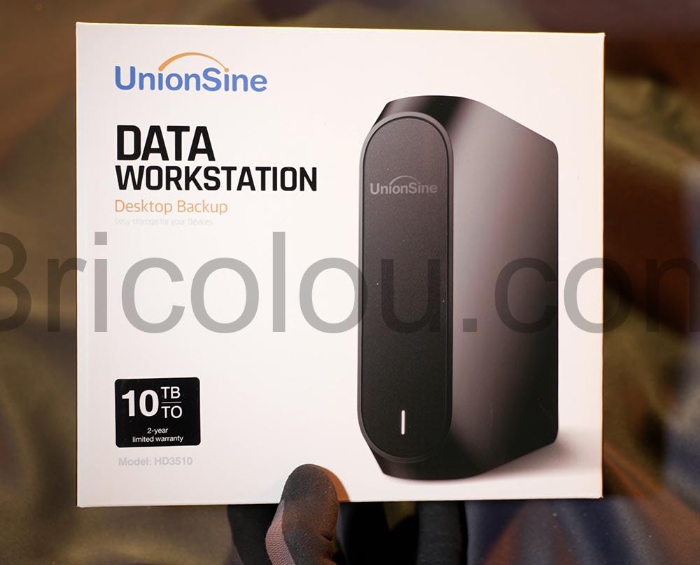 UnionSine Disque Dur externe 10 To 3.5 USB 3 boite UnionSine Disque Dur externe 10 To 3.5 USB 3 boite