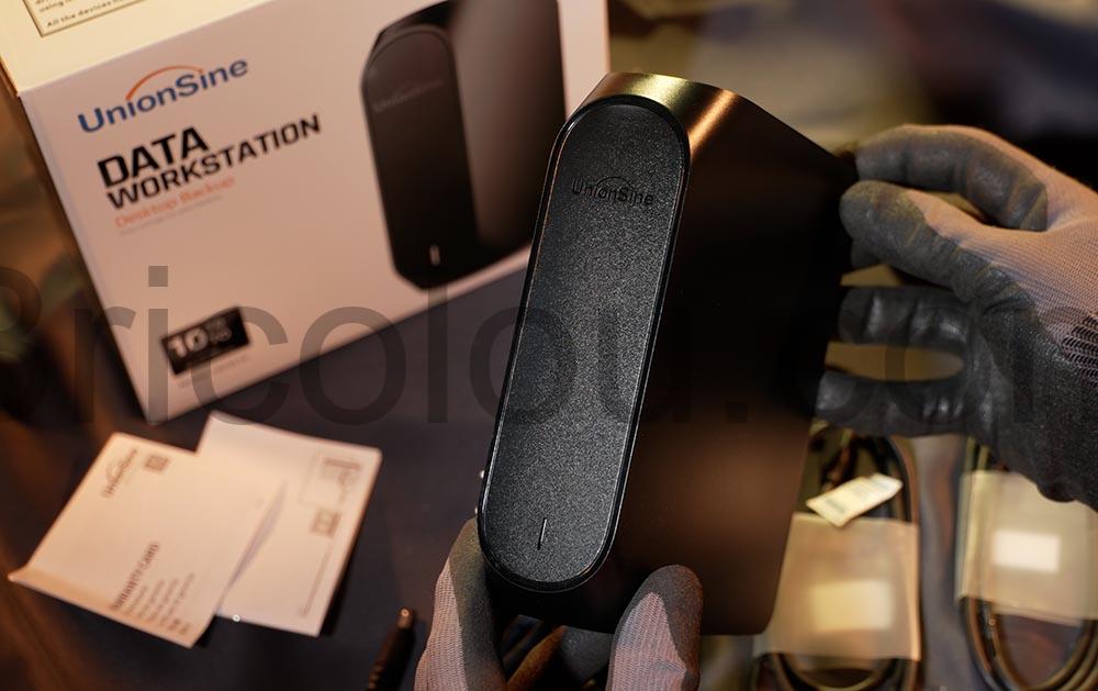 UnionSine Disque Dur externe 10 To 3.5 USB 3 devant UnionSine Disque Dur externe 10 To 3.5 USB 3 devant