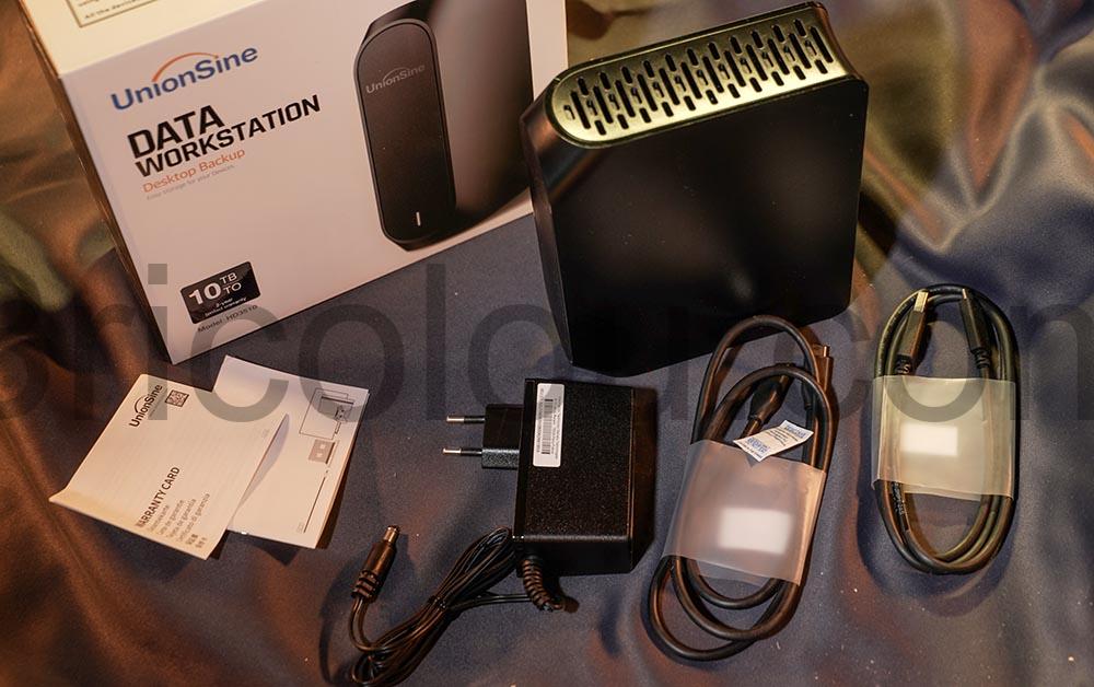 UnionSine Disque Dur externe 10 To 3.5 USB 3 UnionSine Disque Dur externe 10 To 3.5 USB 3