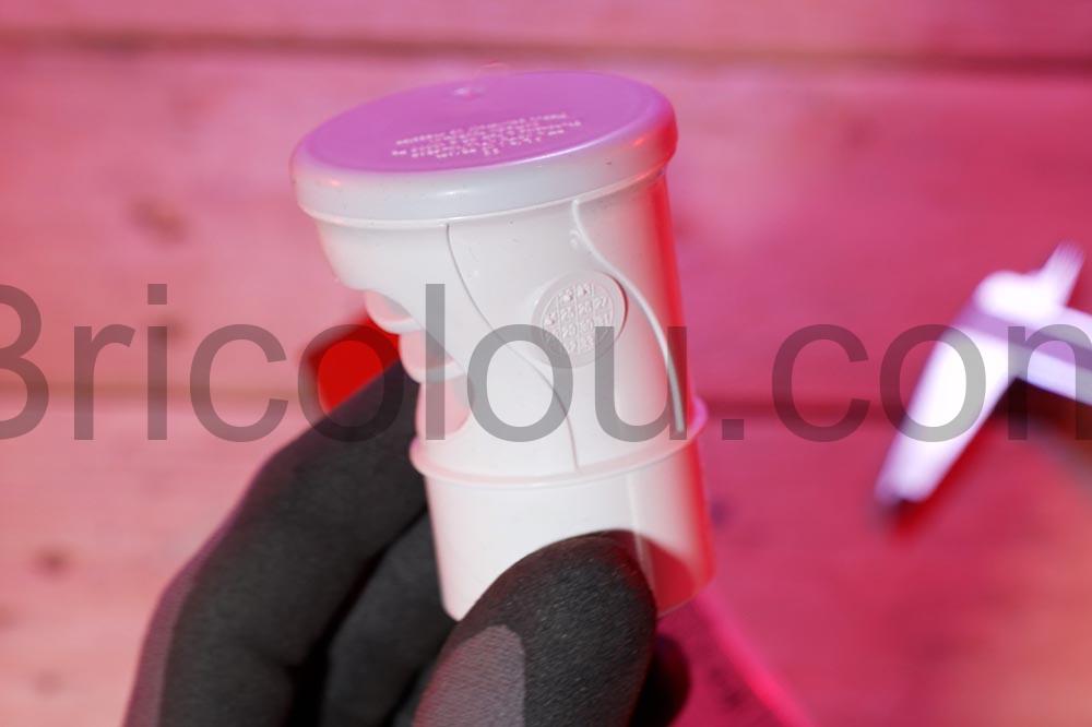 Aerateur membrane Clapet equilibreur pression CEP3240 Nicoll cote Aérateur membrane Clapet équilibreur pression CEP3240 Nicoll coté