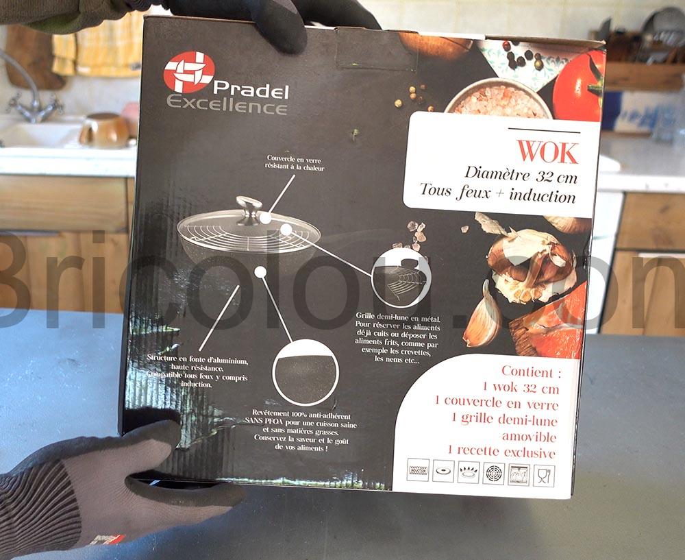 Avis Pradel Excellence 52885M Wok Casserole large antiadhesive boite Avis Pradel Excellence 52885M Wok Casserole large antiadhésive boite