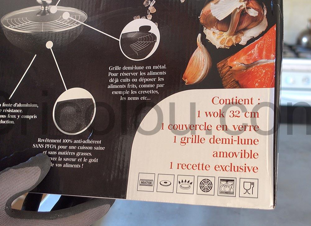 Avis Pradel Excellence 52885M Wok Casserole large antiadhesive induction Avis Pradel Excellence 52885M Wok Casserole large antiadhésive induction