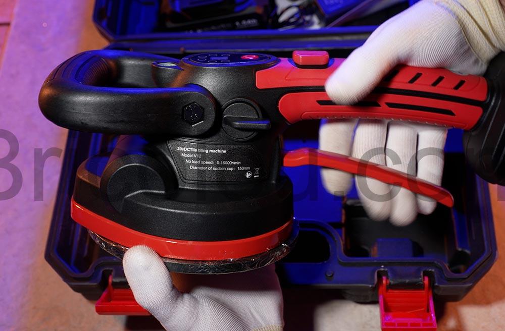 Do Electr Machine Vibrante Carrelage 6 Vitesses Reglable Ventouse sans fil metal Do-Electr Machine Vibrante Carrelage 6 Vitesses Réglable Ventouse sans-fil métal