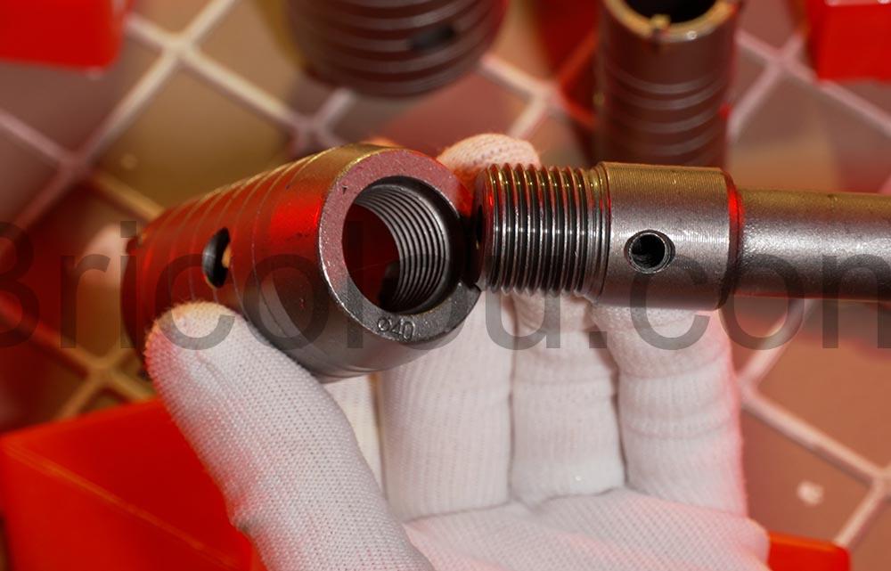 LEAZZLE Scie Cloche Beton SDS Plus 30 40 50 mm Trepans diametre LEAZZLE Scie Cloche Beton SDS Plus 30 40 50 mm Trepans diametre