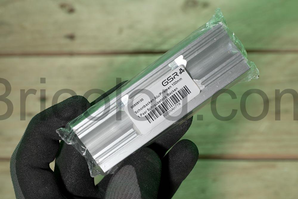 Machoires de protection pour etau Mors Aluminium prisme aimantees pour tubes GSR Mâchoires de protection pour étau Mors Aluminium prisme aimantées pour tubes GSR