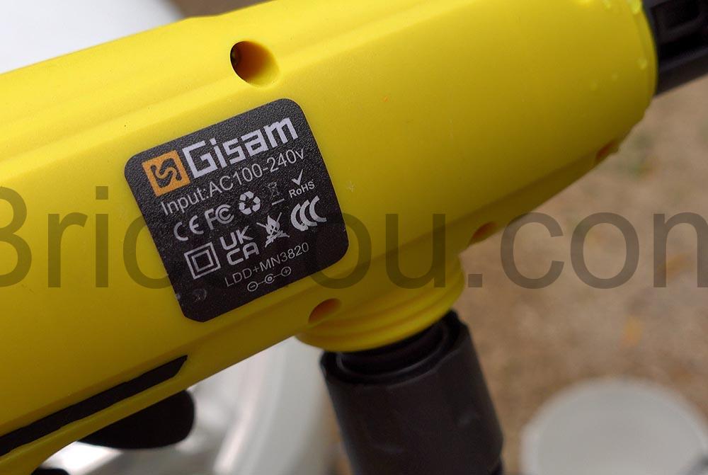 Nettoyeur Haute Pression Gisam a Batterie 60 Bar Pulverisateur Highsam 240v Nettoyeur Haute Pression Gisam à Batterie 60 Bar Pulvérisateur Highsam 240v