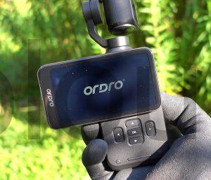 Ordro M5 Caméra Vidéo 5K gimbal stabilisation écran rotatif DJI allumage