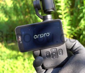 Ordro M5 Caméra Vidéo 5K gimbal stabilisation écran rotatif DJI allumage