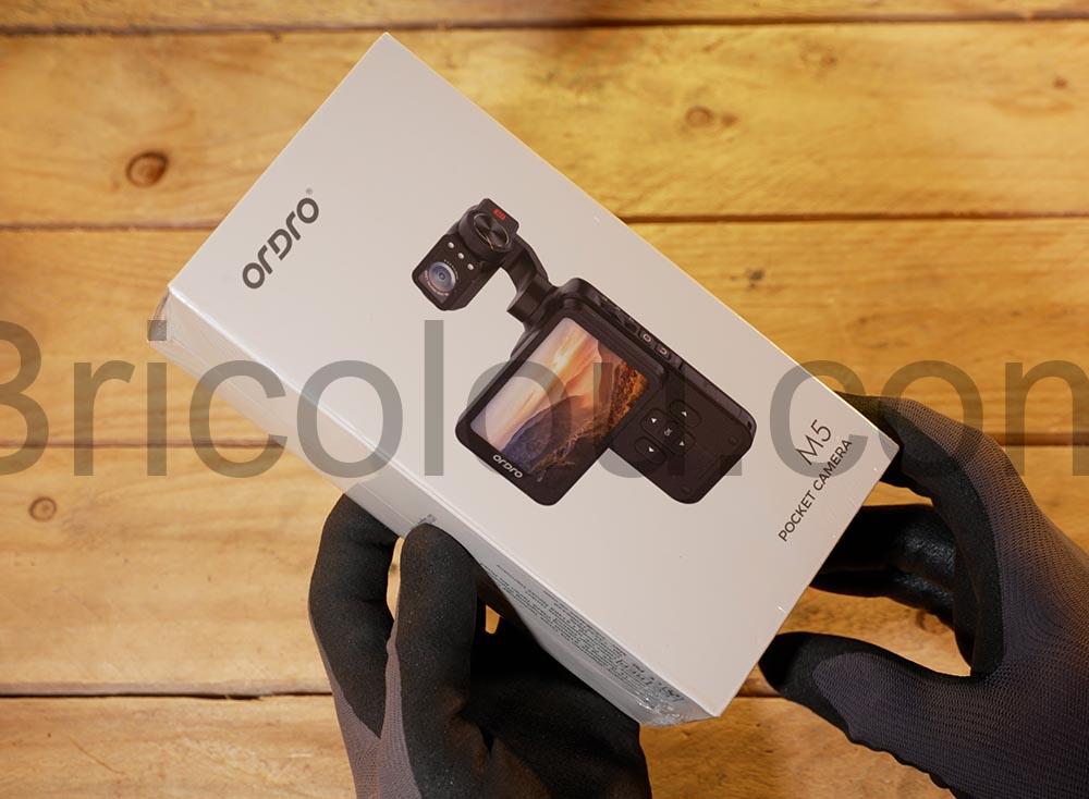 Ordro M5 Camera Video 5K gimbal stabilisation ecran rotatif DJI boite Ordro M5 Caméra Vidéo 5K gimbal stabilisation écran rotatif DJI boite