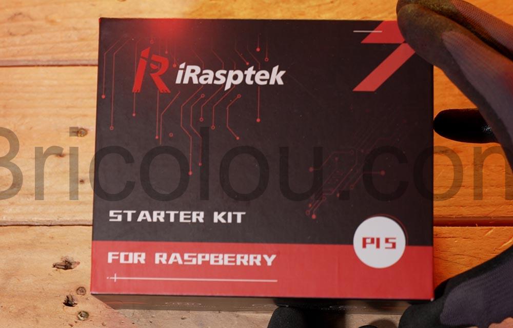 iRasptek Raspberry Pi 5 8 Go 64Go Raspberry Pi OS preinstalle boite iRasptek Raspberry Pi 5 8 Go 64Go Raspberry Pi OS préinstallé boite