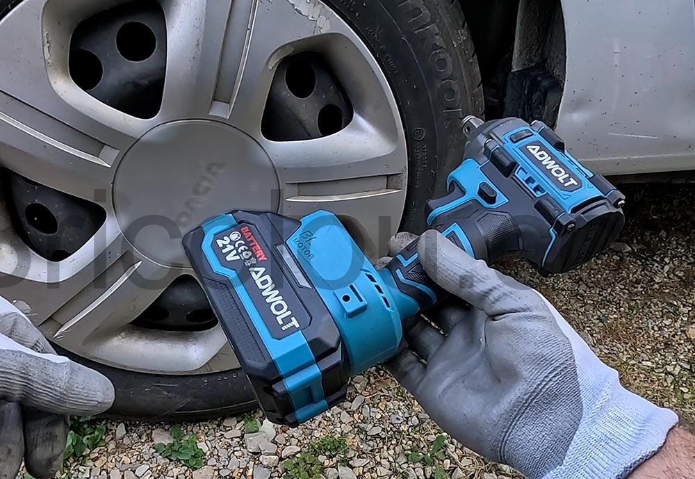 ADWOLT Cle a choc sans fil 21V ADWOLT Clé à choc sans fil 21V