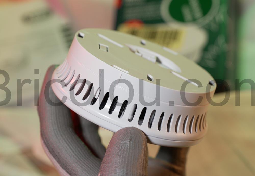 Abus Detecteur de fumee RWM90 Batterie remplacable DIN EN14604 detrompeur Abus Détecteur de fumée RWM90 Batterie remplaçable DIN EN14604 détrompeur