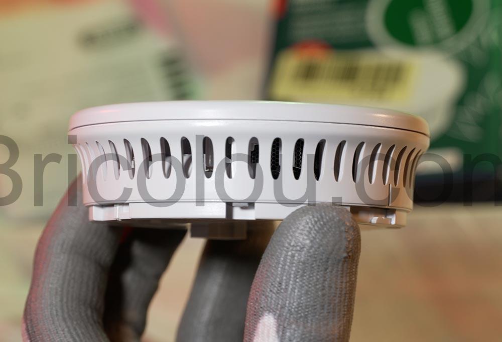 Abus Detecteur de fumee RWM90 Batterie remplacable DIN EN14604 grille Abus Détecteur de fumée RWM90 Batterie remplaçable DIN EN14604 grille