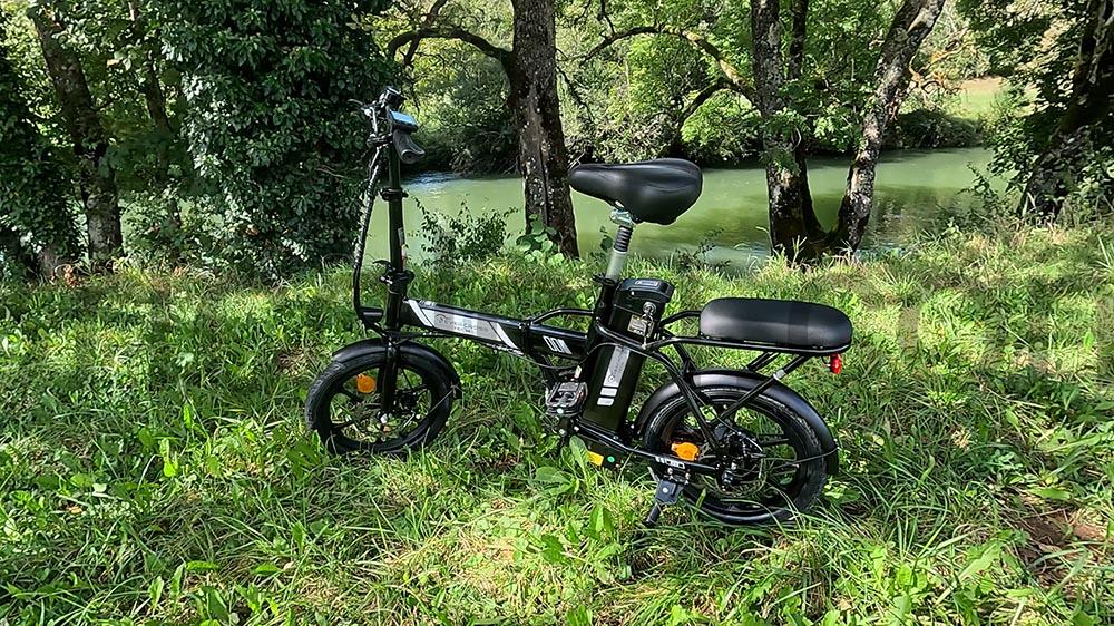 Evercross EK5 Velo Pliant electrique Adulte 16 pouces nature Evercross EK5 Vélo Pliant électrique Adulte 16 pouces nature