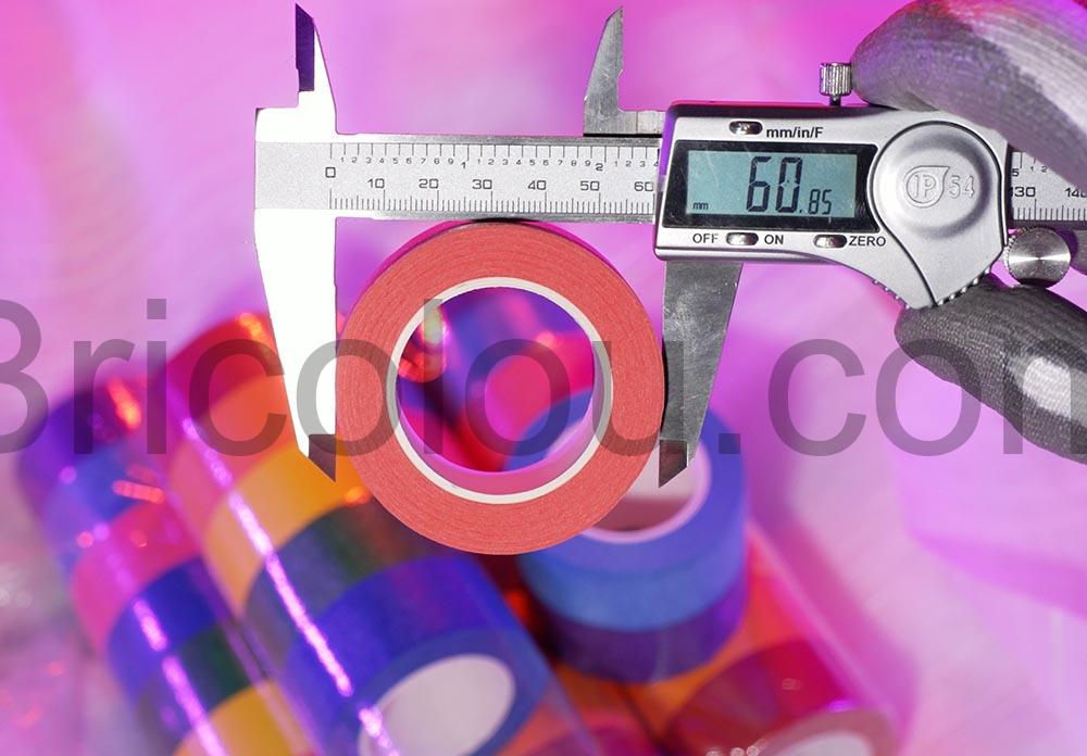 FAOKZE Ruban Adhesif Couleur de Masquage decoratif diametre FAOKZE Ruban Adhésif Couleur de Masquage décoratif diametre