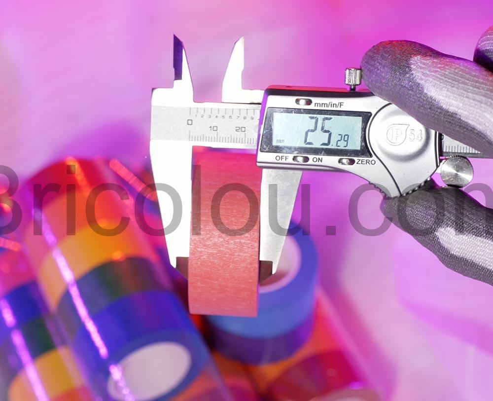 FAOKZE Ruban Adhesif Couleur de Masquage decoratif largeur FAOKZE Ruban Adhésif Couleur de Masquage décoratif largeur