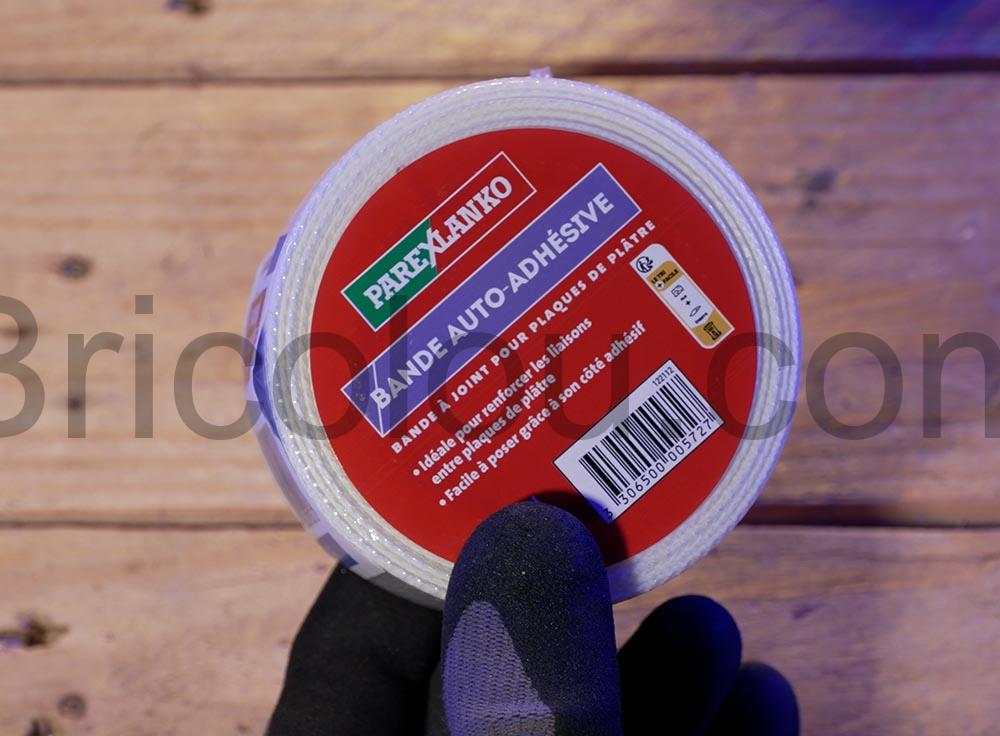 Parexlanko Bande Auto Adhesive Fibre Verre scotch enduit plaques de platre etiquette Parexlanko Bande Auto-Adhésive Fibre Verre scotch enduit plaques de plâtre étiquette