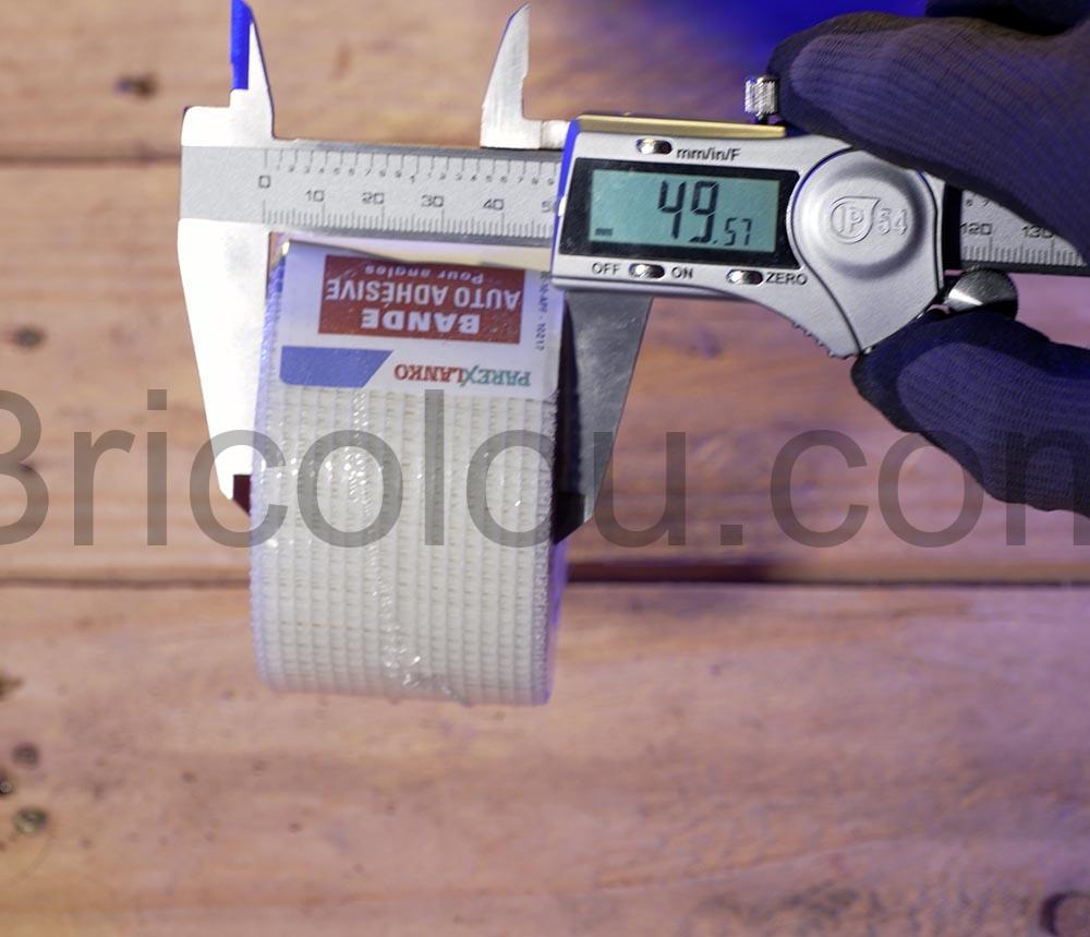 Parexlanko Bande Auto Adhesive Fibre Verre scotch enduit plaques de platre largeur Parexlanko Bande Auto-Adhésive Fibre Verre scotch enduit plaques de plâtre largeur