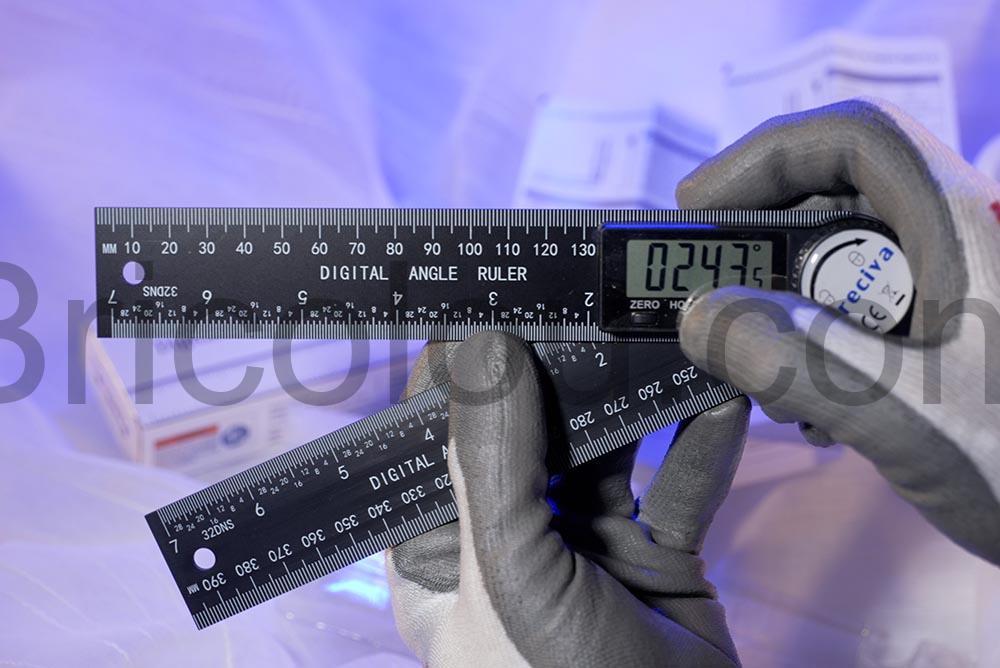 Preciva Rapporteur mesure dangle numerique equerre Preciva Rapporteur mesure d'angle numerique équerre