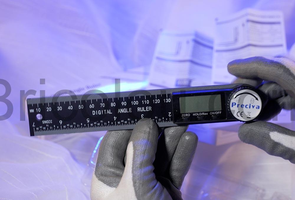 Preciva Rapporteur mesure dangle numerique eteind Preciva Rapporteur mesure d'angle numerique éteind