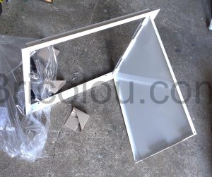 AIROPE Trappe de Visite 400x400 mm Acier Fermeture Magnétique ouvert