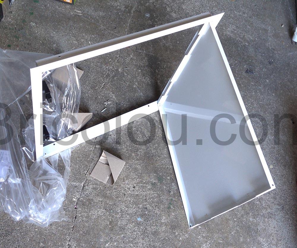 AIROPE Trappe de Visite 400x400 mm Acier Fermeture Magnetique ouvert AIROPE Trappe de Visite 400x400 mm Acier Fermeture Magnétique ouvert