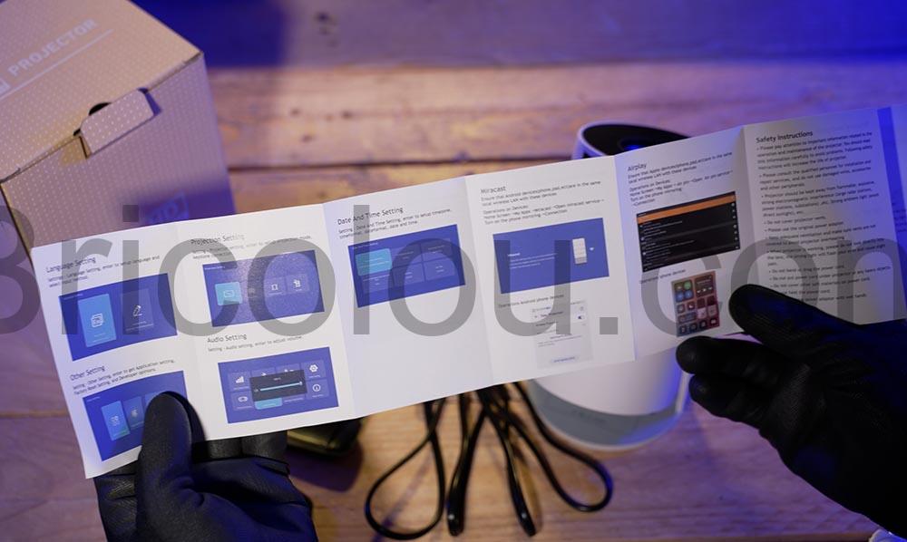 Mini Projecteur Portable 1080P Full HD Android WiFi Bluetooth LULUGTI mur plafond documentation Mini Projecteur Portable 1080P Full HD Android WiFi Bluetooth LULUGTI mur plafond documentation