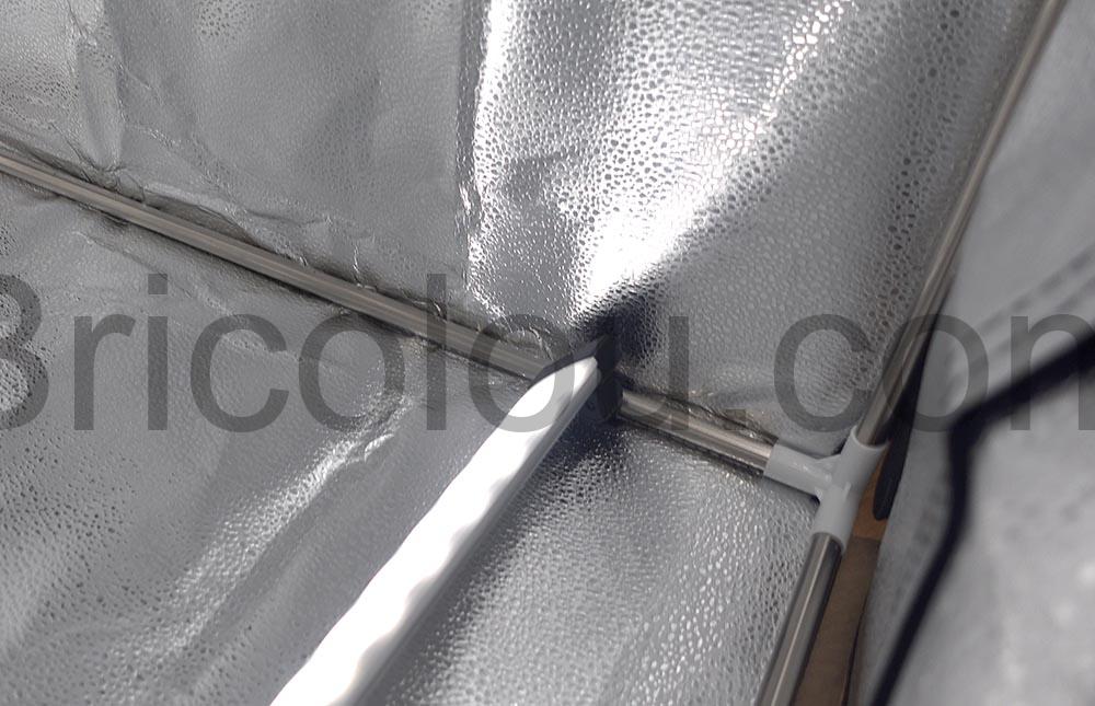 SenDeluz Photo Studio Portable petit objet LED 60cmx60cm fonds colores barre SenDeluz Photo Studio Portable petit objet LED 60cmx60cm fonds colorés barre