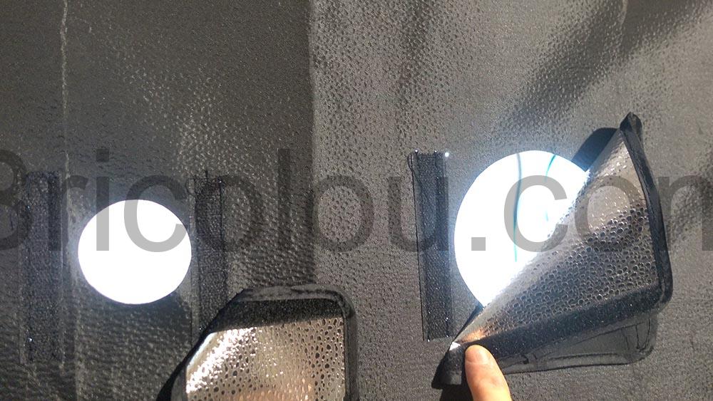 SenDeluz Photo Studio Portable petit objet LED 60cmx60cm fonds colores objectif SenDeluz Photo Studio Portable petit objet LED 60cmx60cm fonds colorés objectif