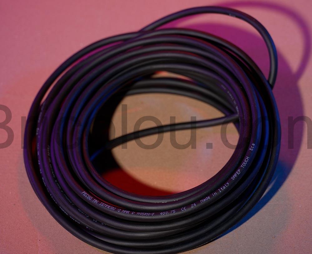 16002583 H05RN 4x075 mm² cable caoutchouc flexible 4G0.75 rallonge VMC double vitesse 10m 16002583 H05RN 4x0,75 mm² câble caoutchouc flexible 4G0.75 rallonge VMC double vitesse 10m