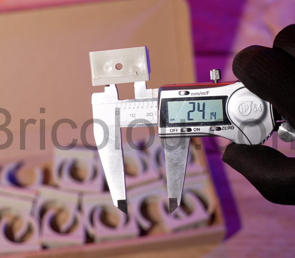 AERZETIX C66828 colliersclips fixation O25 mm tube pvc gaine electrique diametre AERZETIX C66828 colliersclips fixation Ø25 mm tube pvc gaine électrique diametre