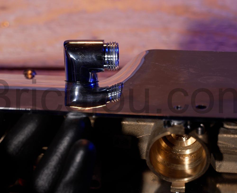 Adaptateur de douchette coude Raccord 12 tuyau douche Bavunv dessous Adaptateur de douchette coudé Raccord 12 tuyau douche Bavunv dessous