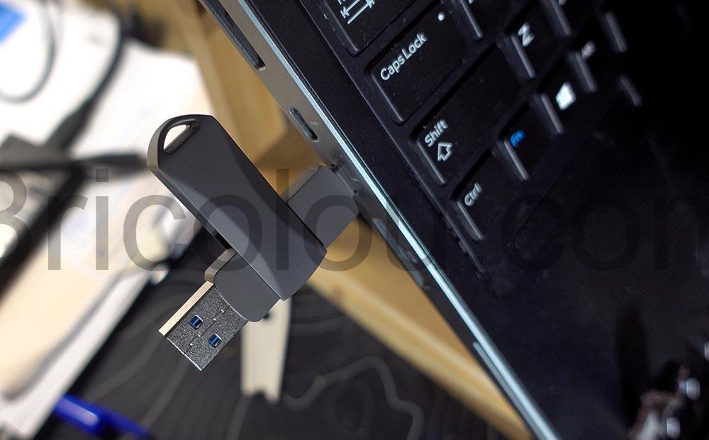 Cle USB C OTG Aluminium 512GO LZKNZT Metal qui marche PC Clé USB C OTG Aluminium 512GO LZKNZT Métal qui marche PC