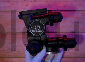 Manfrotto 410 junior tete rotule cremaillere precision trepied marquage Manfrotto 410 junior tête rotule crémaillere précision trépied marquage