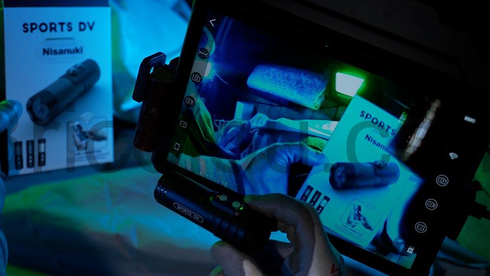 Nisanmoon Nisanuki mini Camera Moto dashcam Velo HD 1080P ecran Nisanmoon Nisanuki mini Caméra Moto dashcam Vélo HD 1080P écran