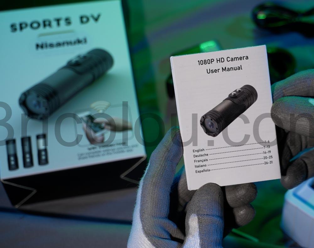 Nisanmoon Nisanuki mini Camera Moto dashcam Velo HD 1080P guide Nisanmoon Nisanuki mini Caméra Moto dashcam Vélo HD 1080P guide