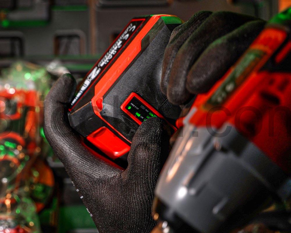 TEENO kit outillage electroportatif sans fil Perceuse meuleuse cle a choc couple TEENO kit outillage electroportatif sans fil Perceuse + meuleuse + clé à choc couple