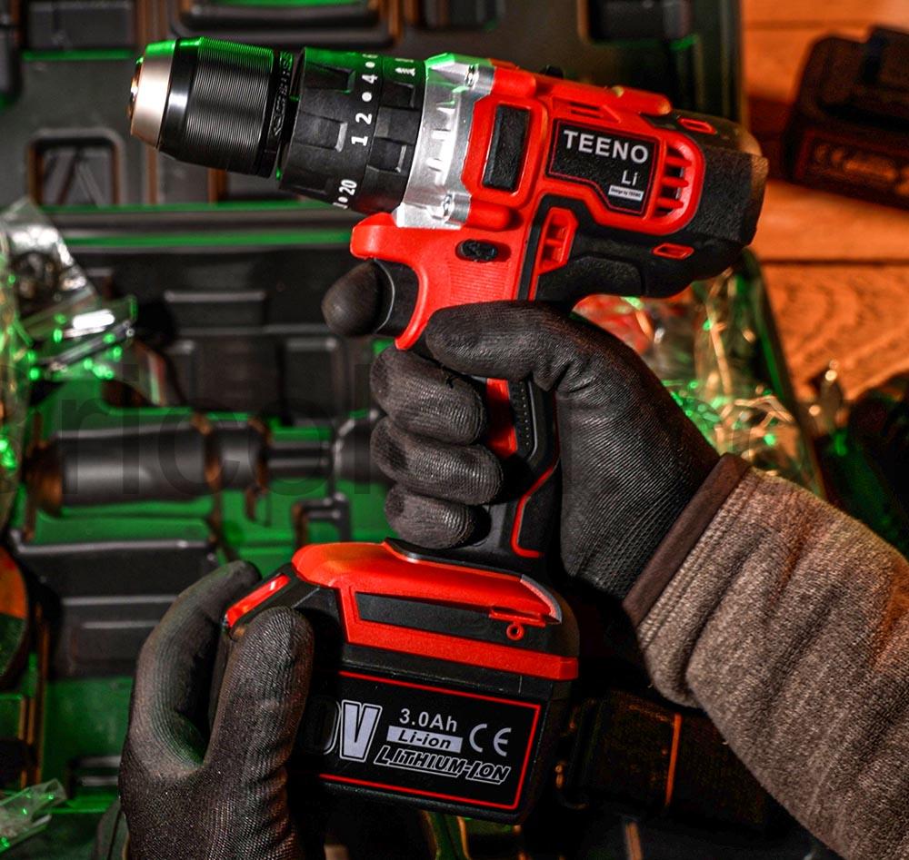 TEENO kit outillage electroportatif sans fil Perceuse TEENO kit outillage electroportatif sans fil Perceuse