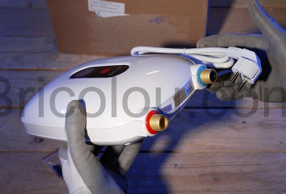 Chauffe eau electrique instantane 3500W tuyau Chauffe eau électrique instantané 3500W tuyau