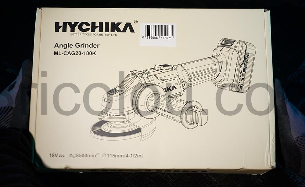 Hychika Meuleuse dangle Disqueuse 115mm sans fil CAG 20 180K M boite Hychika Meuleuse d'angle Disqueuse 115mm sans fil CAG 20 180K M boite