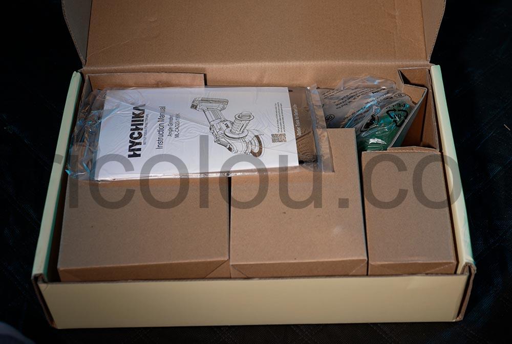 Hychika Meuleuse dangle Disqueuse 115mm sans fil CAG 20 180K carton Hychika Meuleuse d'angle Disqueuse 115mm sans fil CAG 20 180K carton