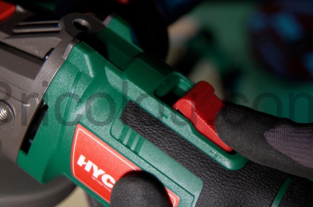 Hychika Meuleuse dangle Disqueuse 115mm sans fil CAG 20 180K interrupteur Hychika Meuleuse d'angle Disqueuse 115mm sans fil CAG 20 180K interrupteur