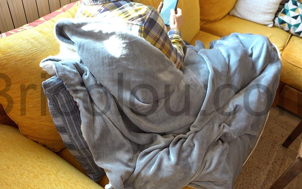 OneAmg Couverture Plaid electrique Chauffant canape OneAmg Couverture Plaid électrique Chauffant canapé